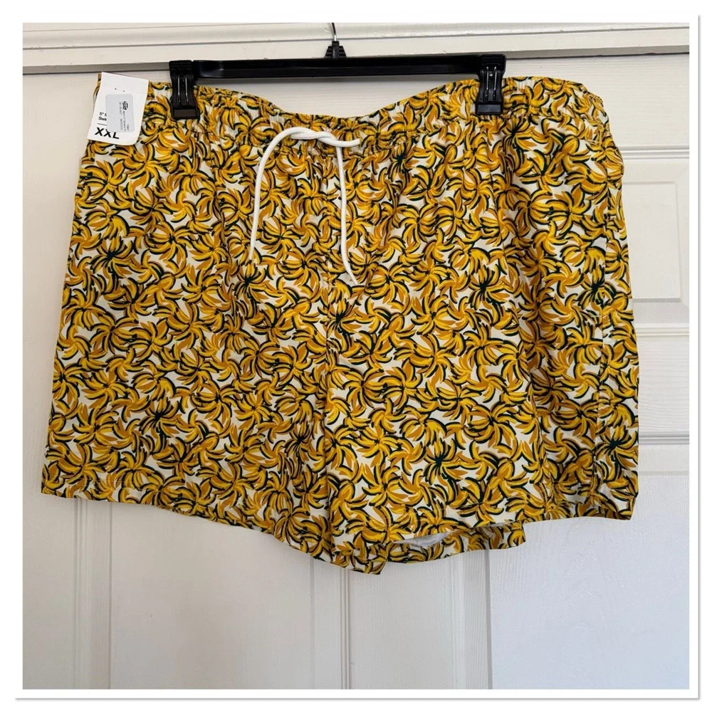 Original Use Men’s Banana Print Swim Shorts